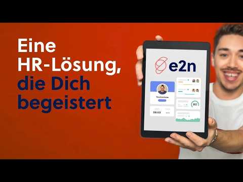 Preview image for the video remote "Eine HR-Lösung, die Dich begeistert • Personalverwaltung mit e2n".