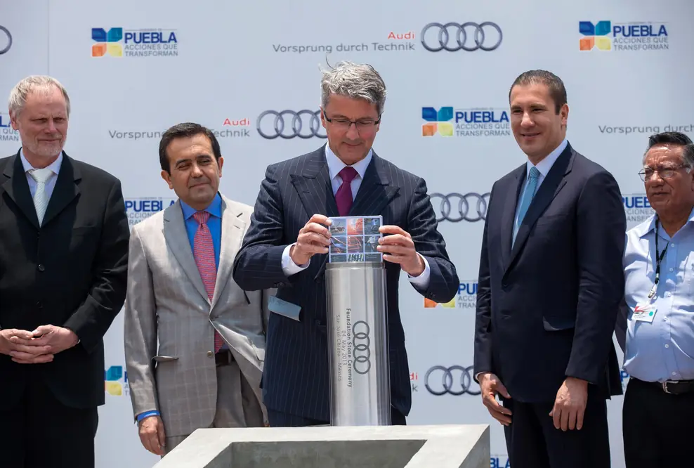 AUDI AG: Grundsteinlegung für neues Werk in San José Chiapa/Mexiko