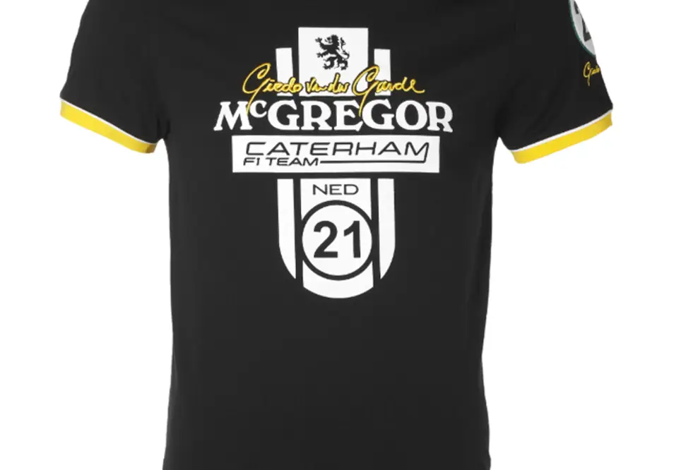 Caterham F1 Team Kollektion 2013 by McGregor – Exklusive Giedo van der Garde Fan Mode geht an den Start