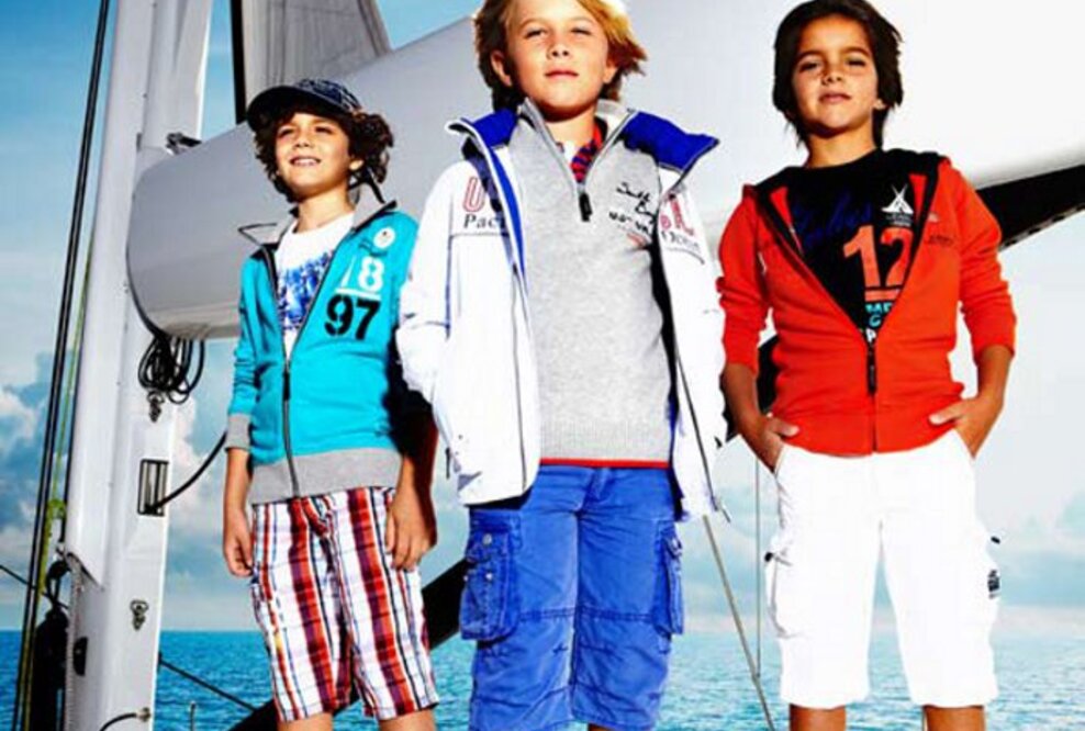 Sportliche Kindermode von Gaastra für Sommer 2013: Von der Bretagne bis nach Kalifornien