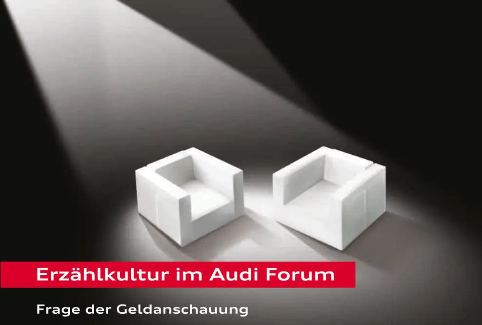 Audi.torium „Frage der Geldanschauung“: Multimillionär trifft Konsumverweigerer