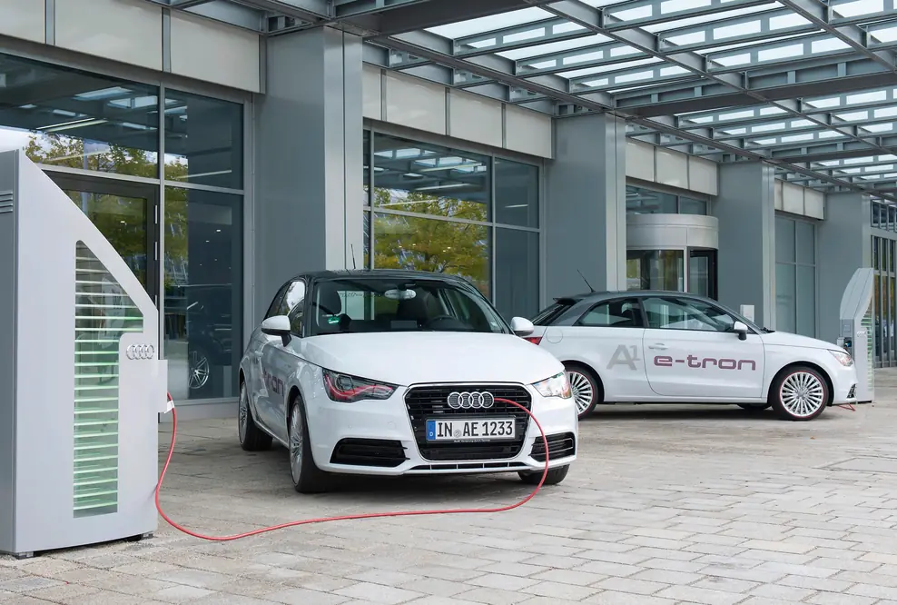 Der Audi A1 e-tron bei den „Schaufensterprojekten Elektromobilität“