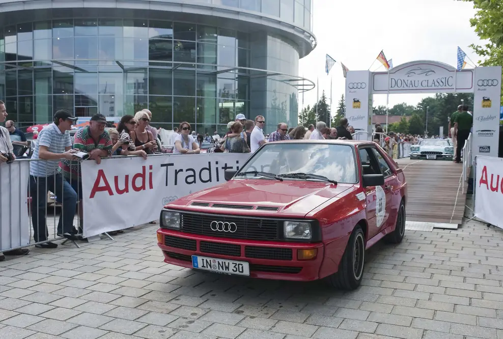 Jubilare von Audi Tradition bei Donau Classic