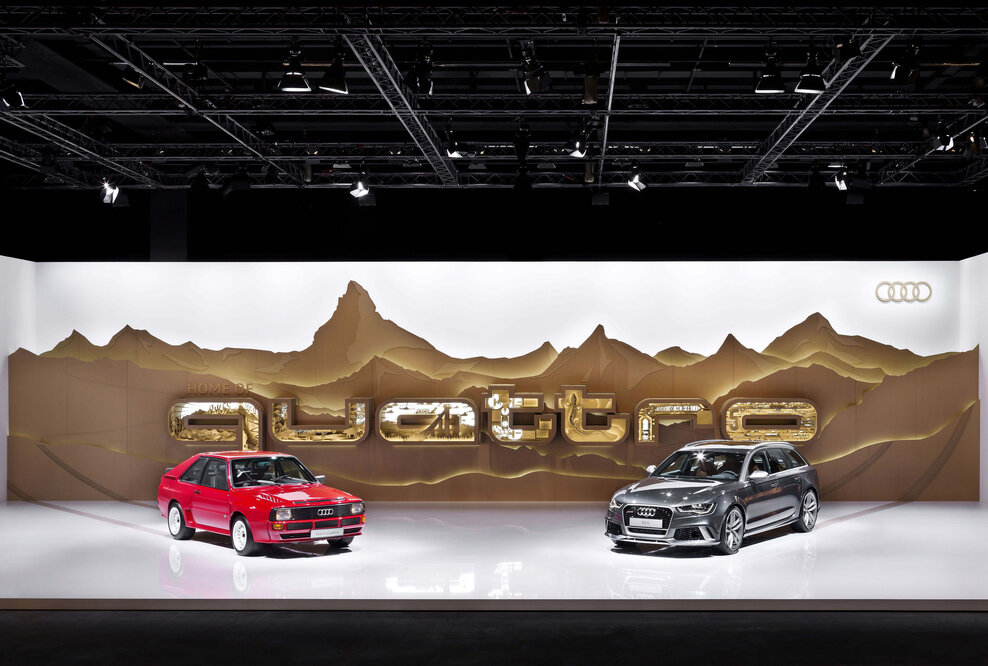 quattro im Scherenschnitt: Audi auf der Design Miami/Basel