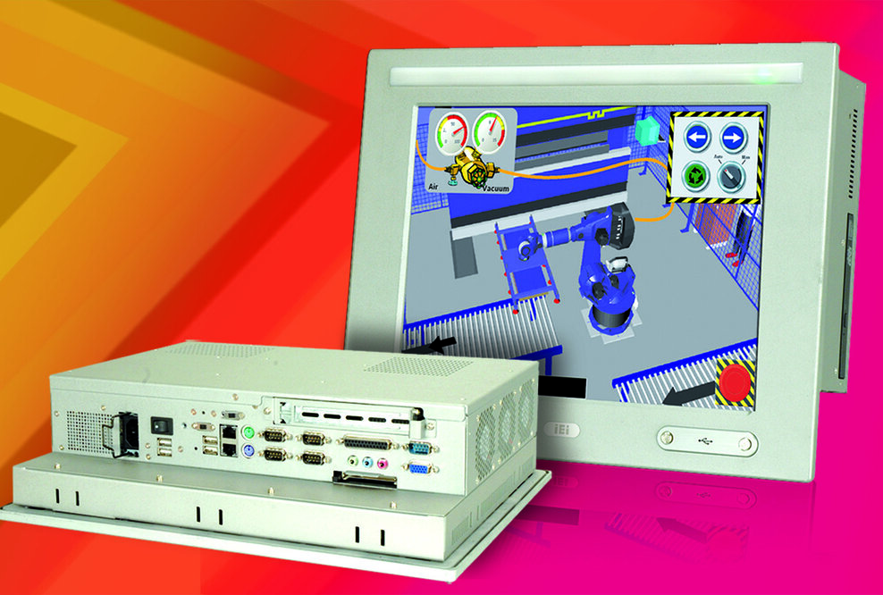 Robuster Industrie Panel-PC mit 2T2R WLAN