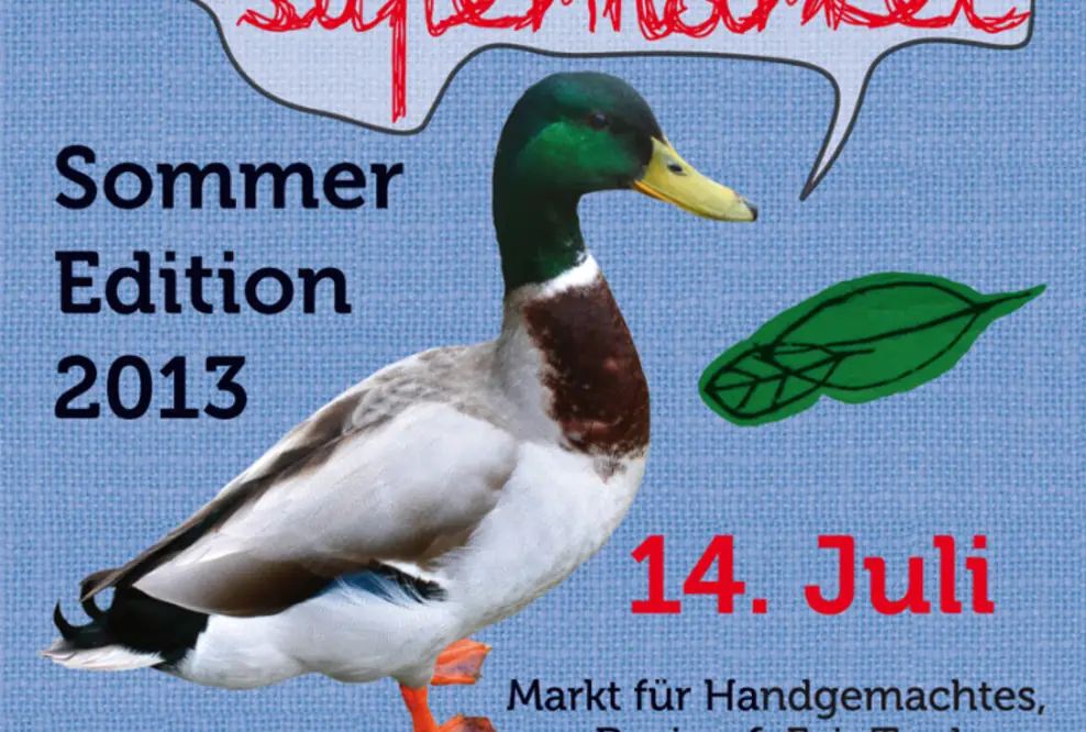 Sommer-Edition des handmade supermarkets am 14.7.mit Live-Silberschmieden in der Markthalle Neun in Kreuzberg
