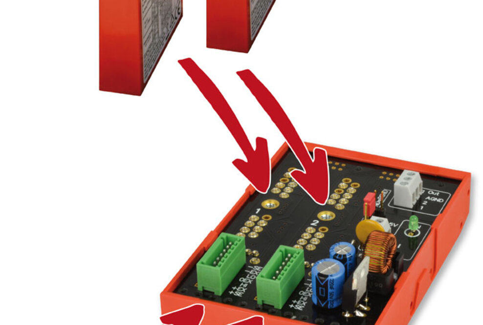 Analoge Backplane AP2a für 5B Module von bmcm mit erweiterter Funktionalität
