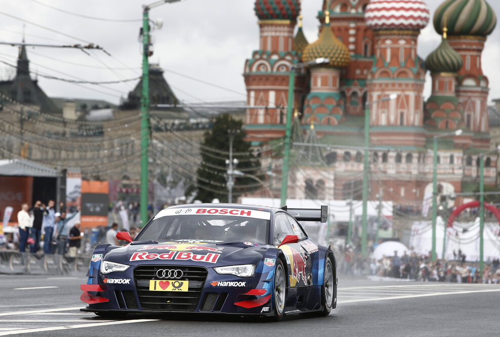 Audi RS 5 DTM vor Rennpremiere in Moskau