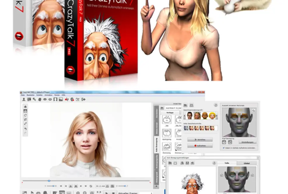 CrazyTalk 7 animiert Foto-Portraits- und Zeichnungen am Mac und PC