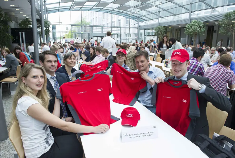 Gemeinsam Gutes tun: Zweiter Audi Freiwilligentag in Ingolstadt