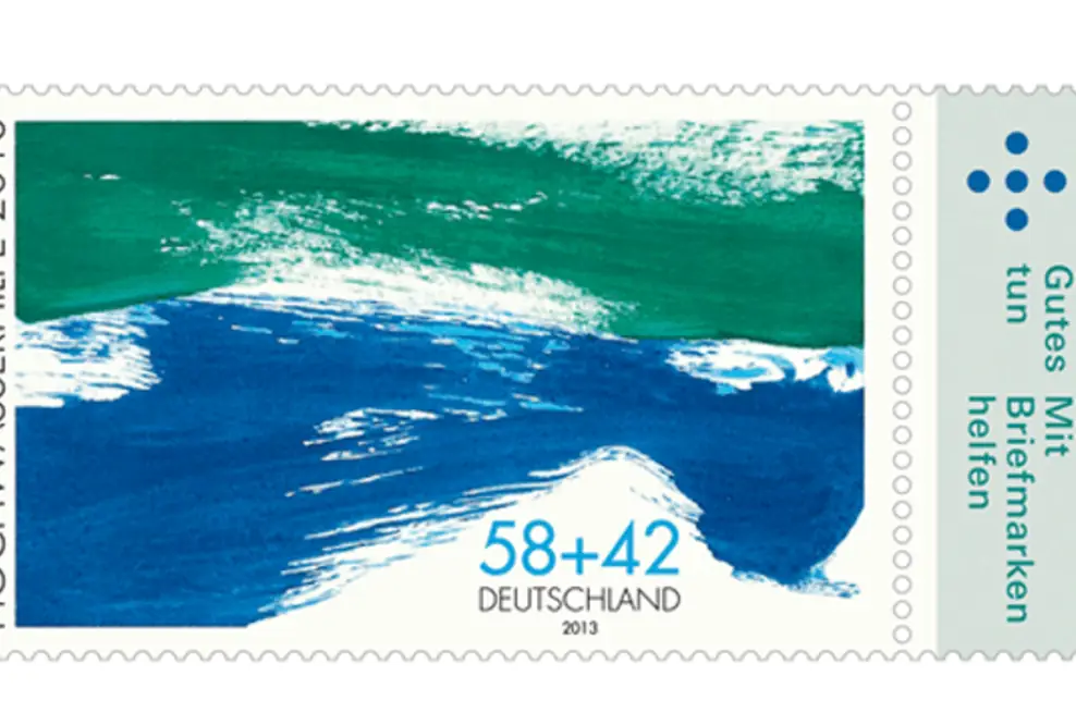 Sonderbriefmarke für die Flutopfer