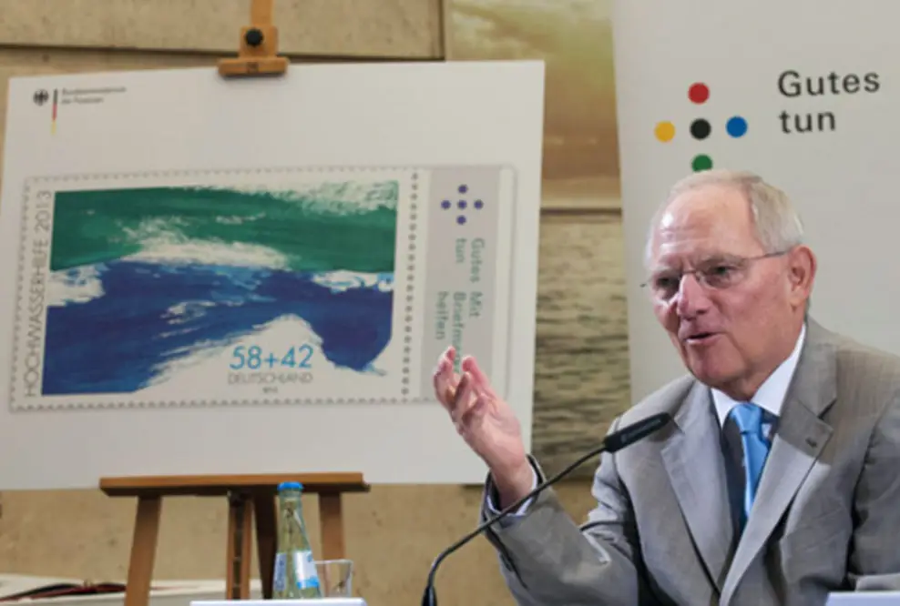 Sonderbriefmarke für die Flutopfer