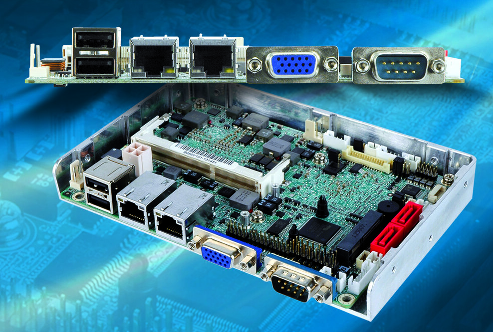 3,5“ embedded SBC mit sparsamer Dual Core CPU