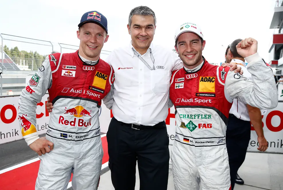 Audi-Doppelspitze bei der Russland-Premiere