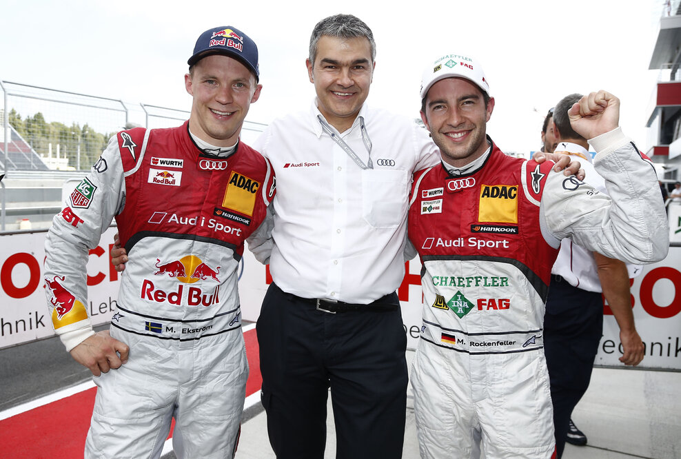 Audi-Doppelspitze bei der Russland-Premiere