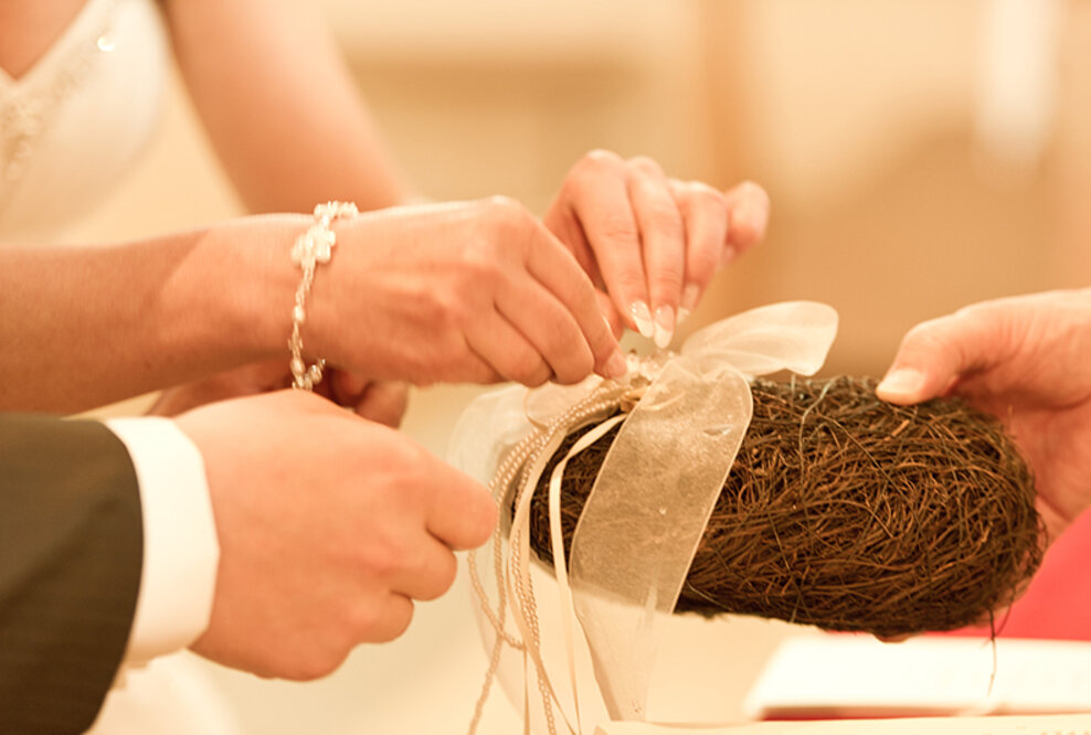 Ein Stück Metall verbindet für die Ewigkeit