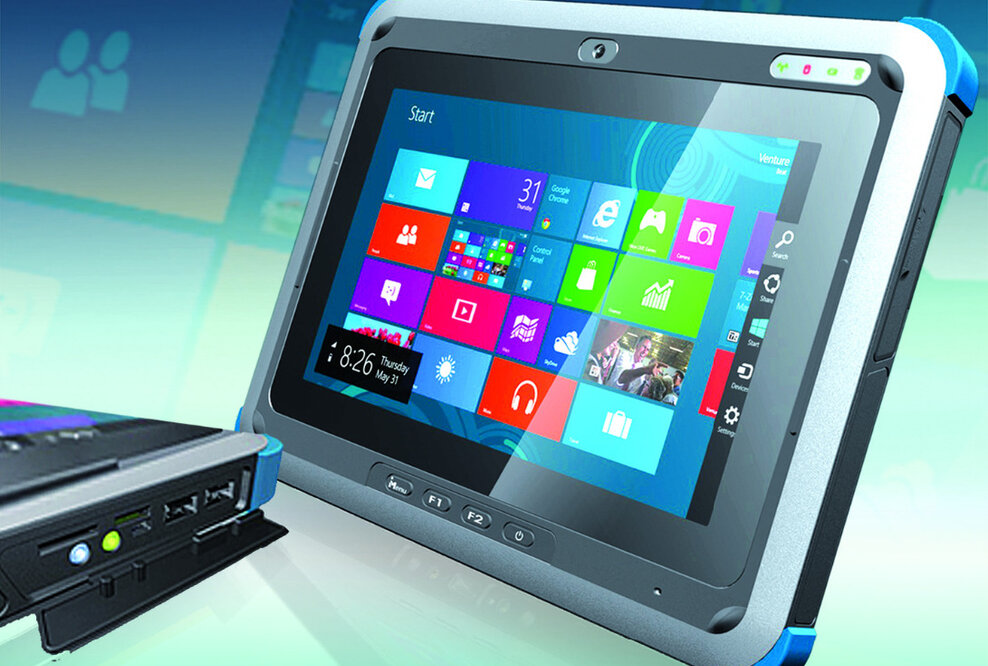 Hart im Nehmen & hoch funktionell – Tablet-PC für die Industrie