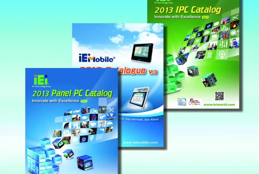 Panel-PC – Mobile IPC – Industrie PC Lösung, drei Kataloge für den industriellen Anwender