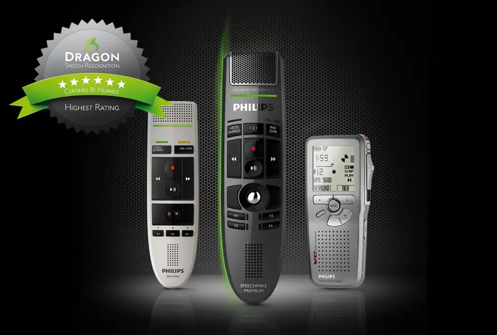 Professionelle Nutzer von Spracherkennung wählen meist ein Philips-Diktiergerät