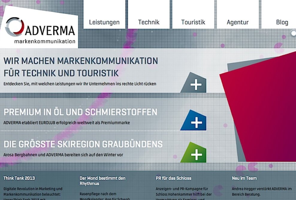 Website online: ADVERMA präsentiert sich im neuen Corporate Design