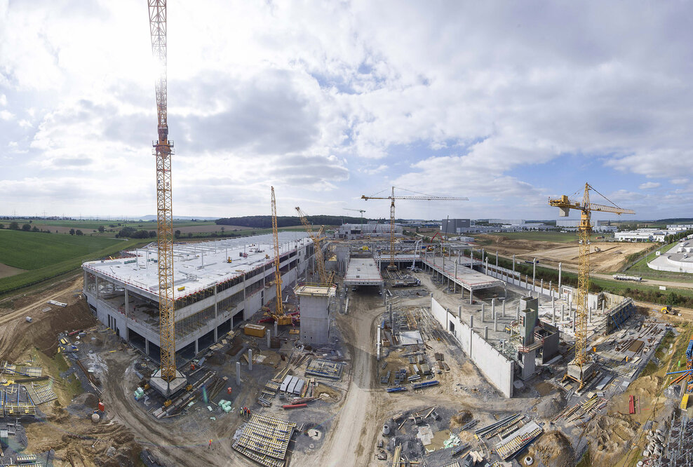 Audi feiert Richtfest auf den Böllinger Höfen