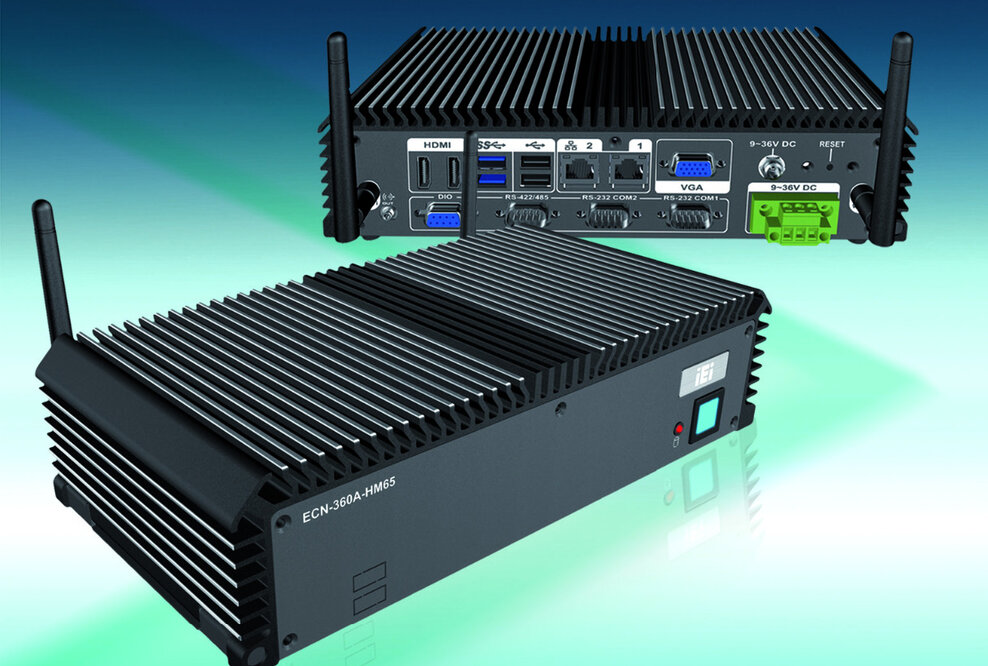 Lüfterfreier Dual Core Box-PC als abgesetzte Lösung