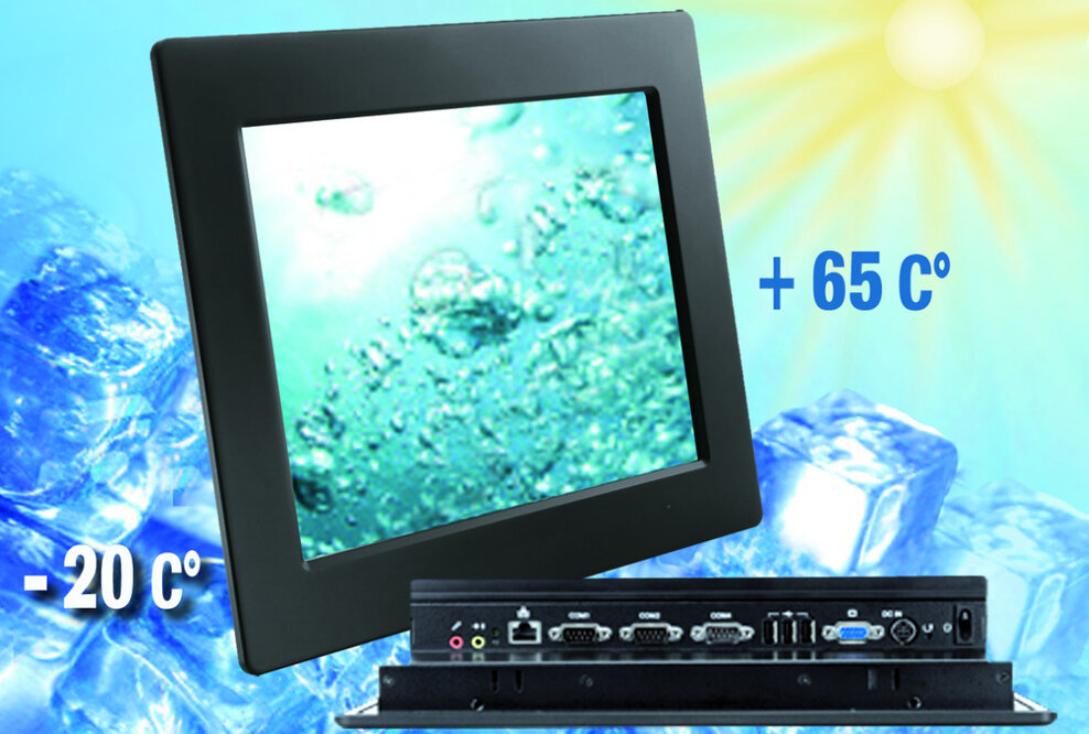 Lüfterfreier Industrie Panel - PC für`s Extreme