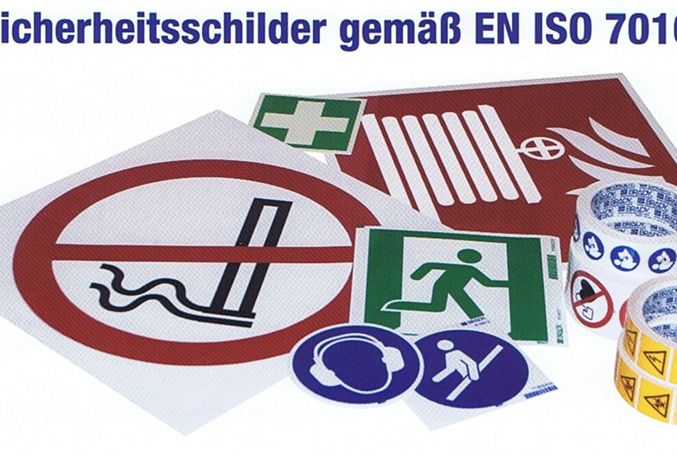 Sicherheitsschilder nach VBG 125 und ISO 7010 für einen besseren Arbeitsschutz