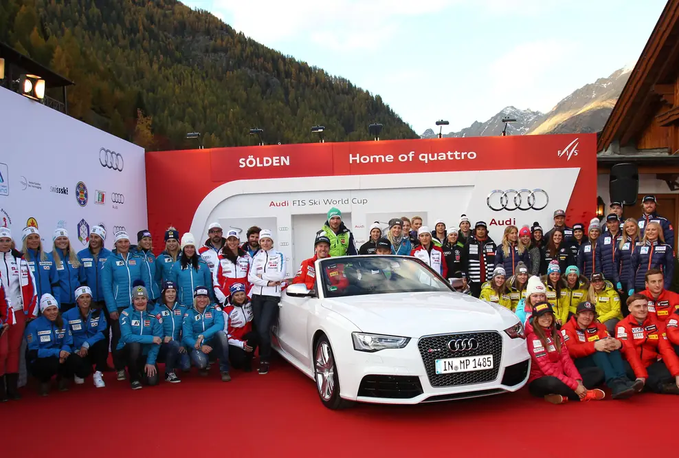 Audi im Wintersport aktiv