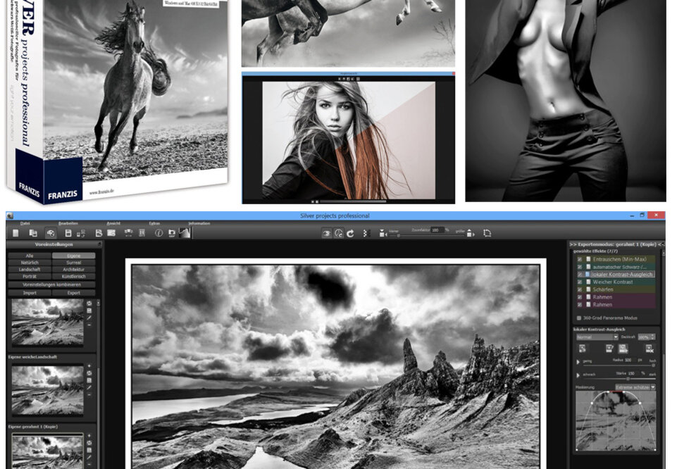 Neuheit-Franzis neues Silver projects professional - Emotionale Schwarz-Weiß-Fotografie