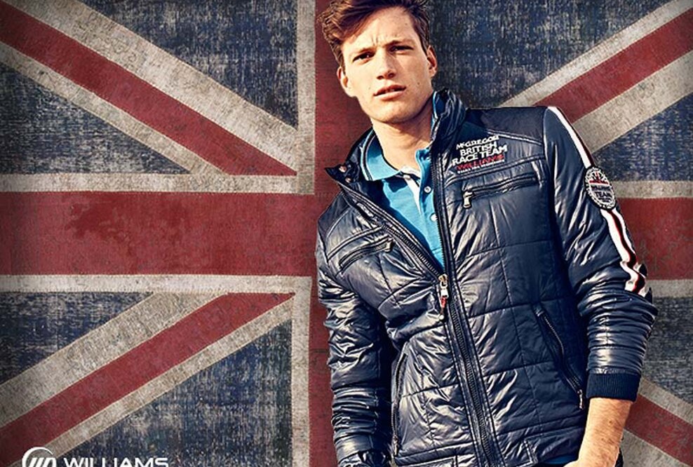 Williams F1 Team Fashion 2013 by McGregor – Männermode im markanten Racing-Look
