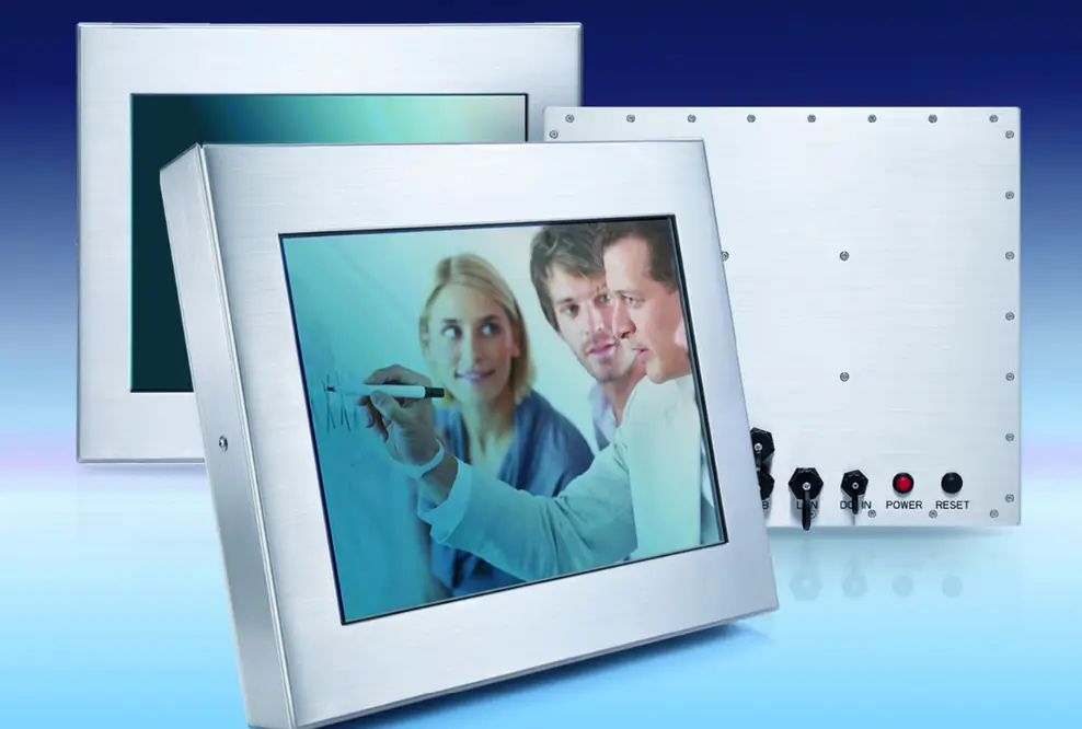 15“ Dual Core Panel-PC im IP65 Edelstahlgehäuse
