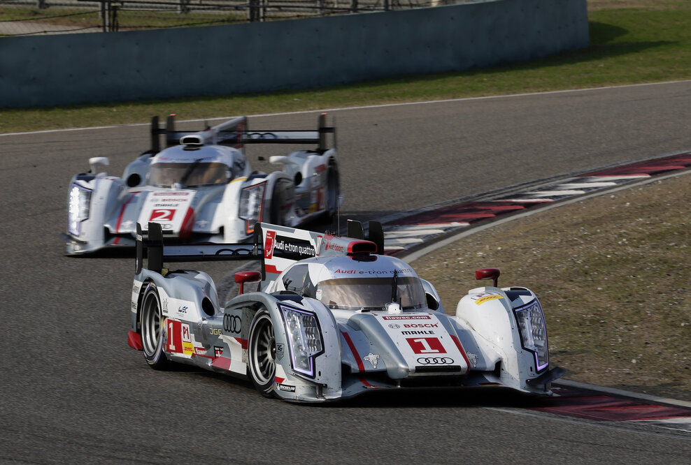 Audi in Shanghai in Startreihe eins