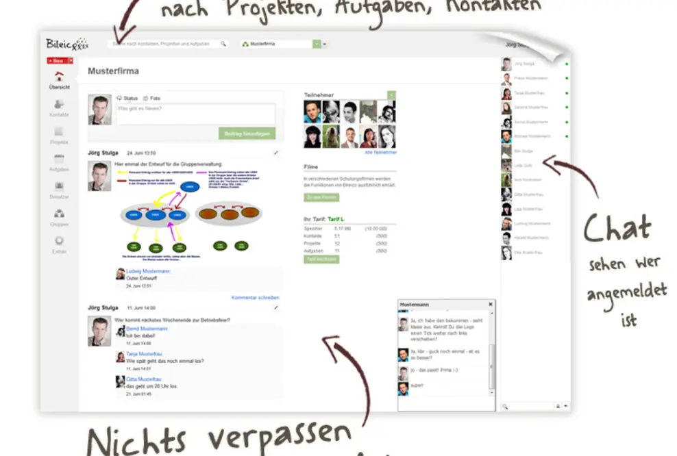 Sichere und schnelle Alternative zu E-Mails: Enterprise Social Network Bileico spart Zeit, Kosten und Nerven