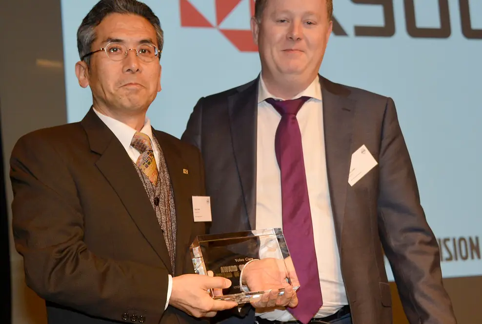 Kyocera mit Volvo Cars Award of Excellence 2013 ausgezeichnet