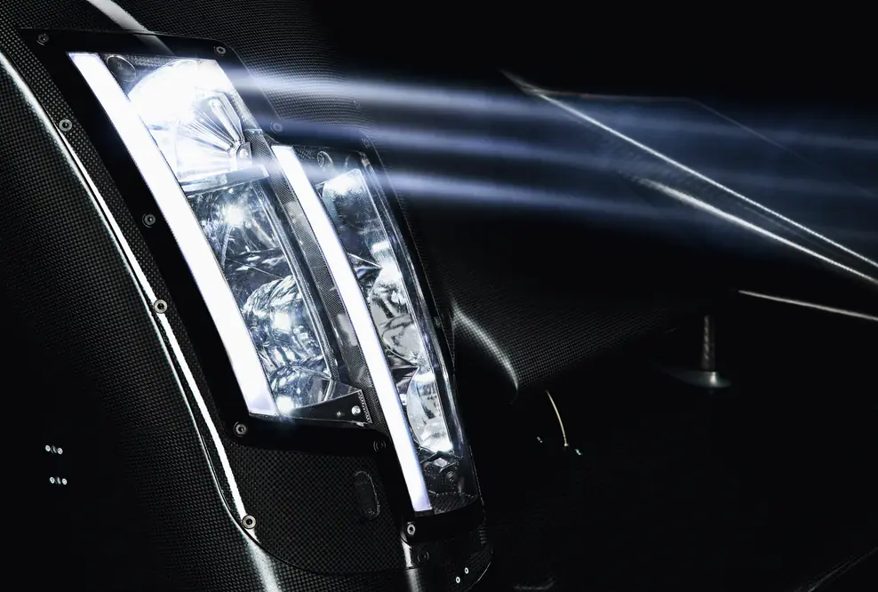 Laserlicht unterstützt die Audi-Piloten in Le Mans