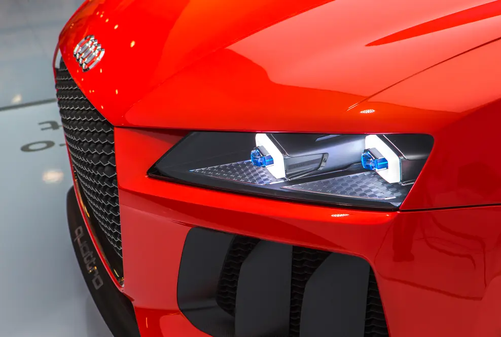 Weltpremiere auf der CES 2014 in Las Vegas: Der Audi Sport quattro laserlight concept