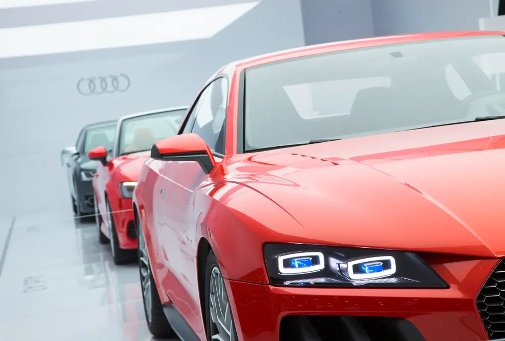 Weltpremiere auf der CES 2014 in Las Vegas: Der Audi Sport quattro laserlight concept
