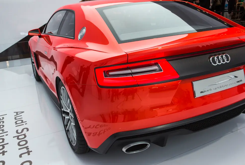 Weltpremiere auf der CES 2014 in Las Vegas: Der Audi Sport quattro laserlight concept