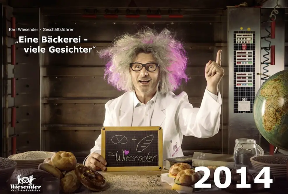Witzig und frech: ADVERMA verwandelt Backstube in Fotostudio