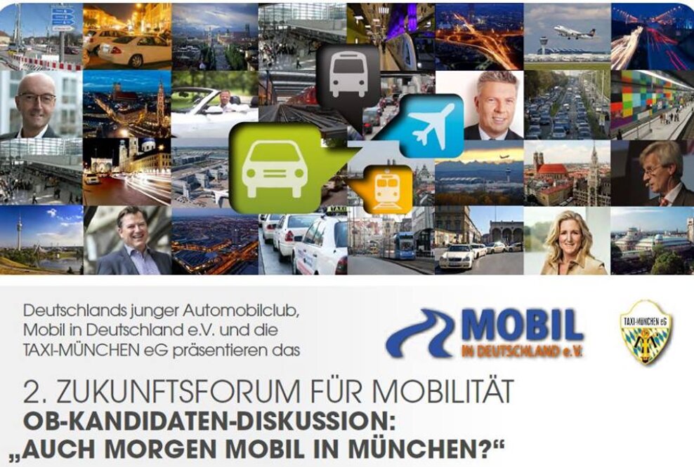 Einladung zum 2. Zukunftsforum für Mobilität: OB-Kandidaten Diskussion kommenden Montag 17. Feb. 2014