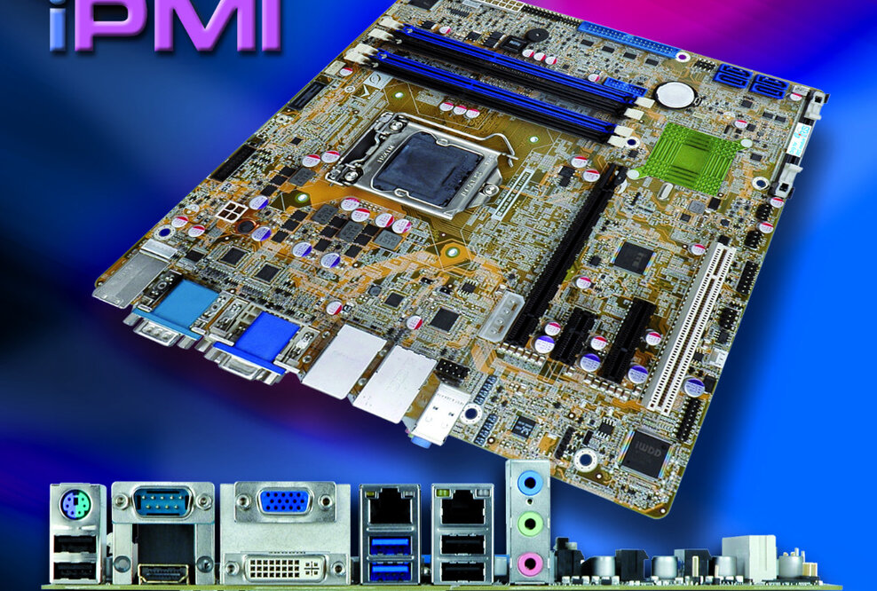 MicroATX Motherboard mit 4. Gen. Intel® Core™ CPUs und Fernwartungs-Modul