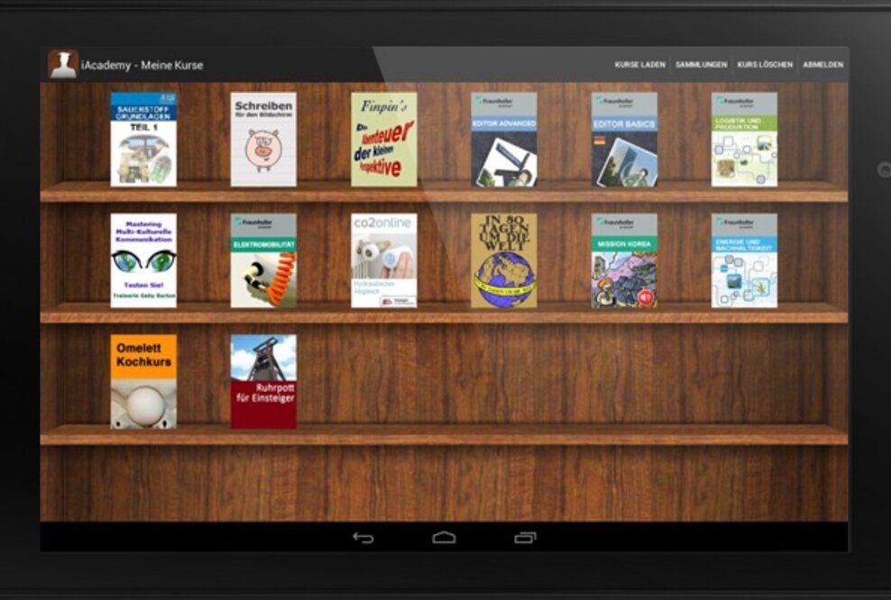 Mobile Weiterbildung für Tablets: Vollversion der »iAcademy« ab sofort auch für Android-Geräte verfügbar