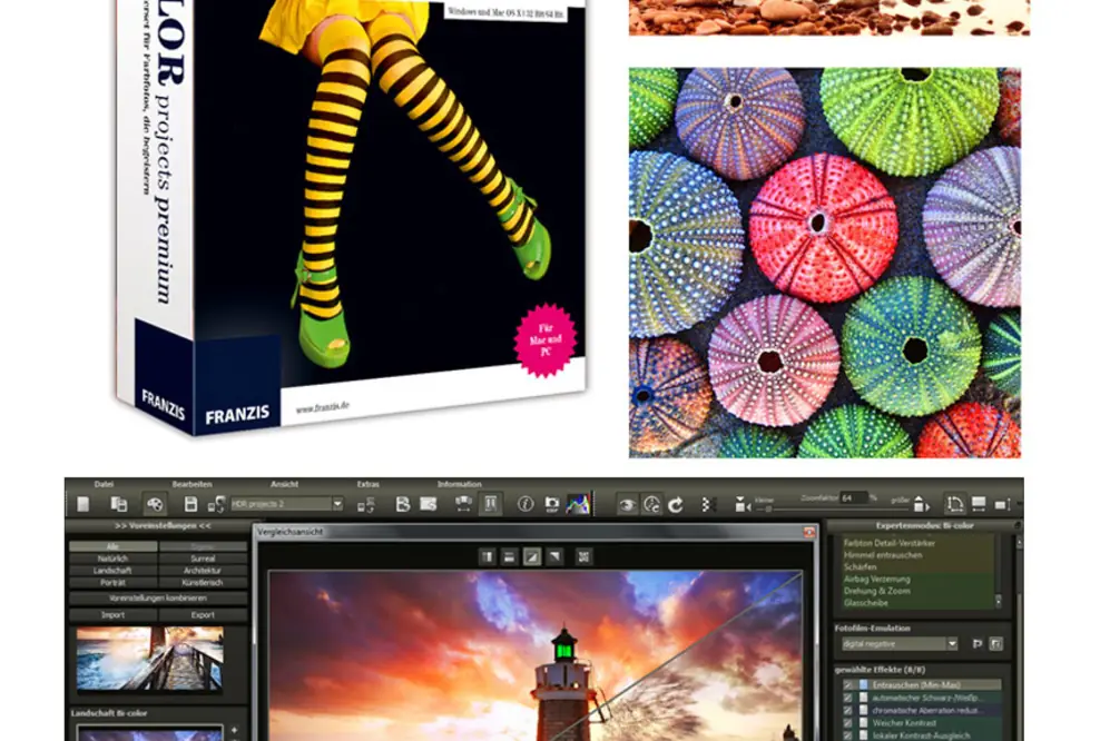 Neues Franzis COLOR projects premium - einfacher Einstieg in die kreative Fotowelt