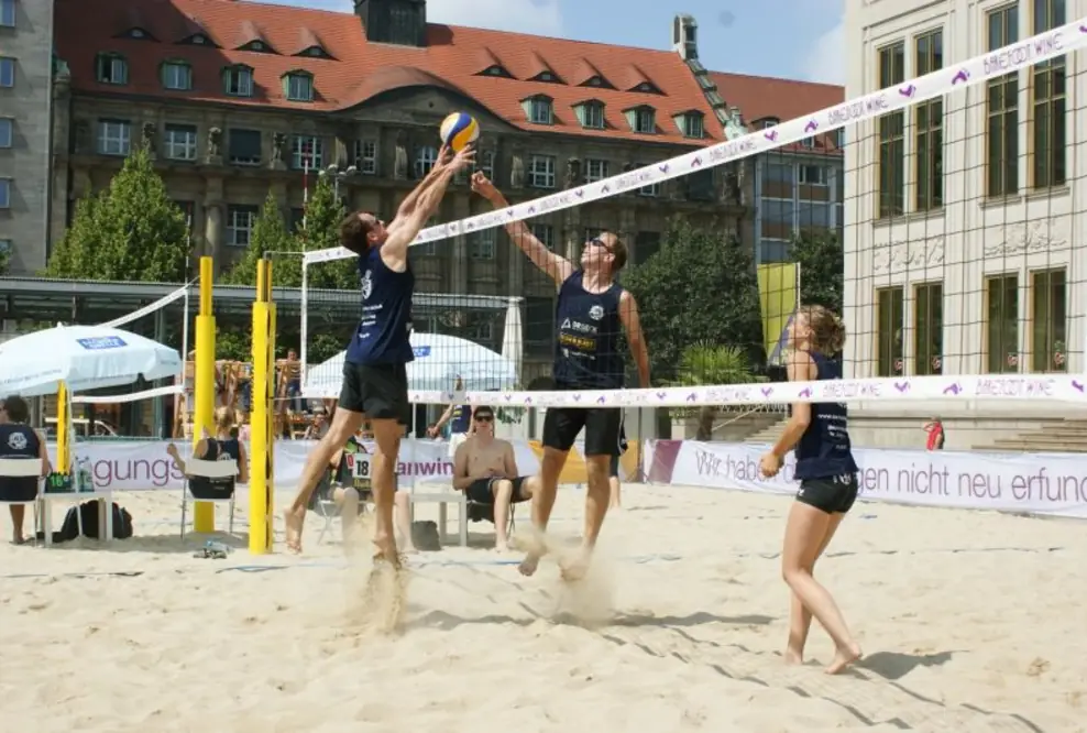 SachsenBeach 2014 – Beachvolleyball mitten in der City