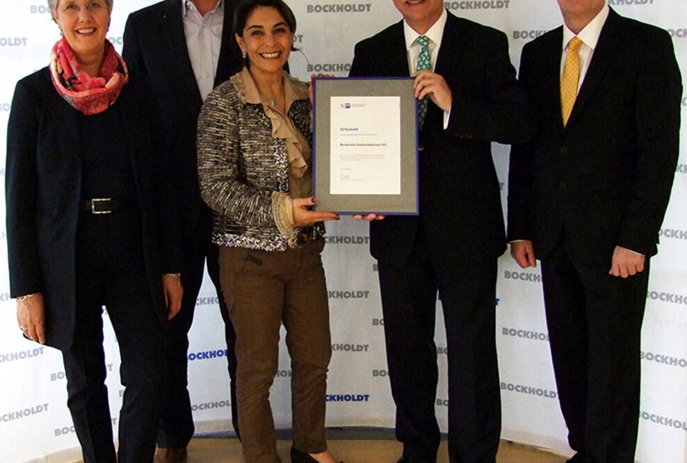 Bockholdt für Weiterbildungsaktivitäten ausgezeichnet