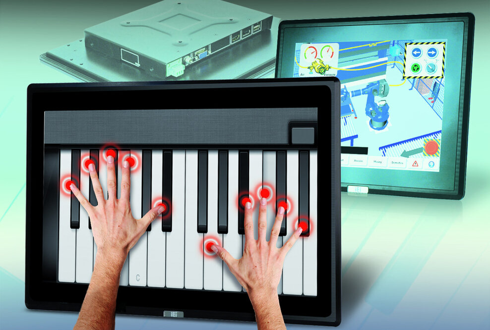 Flexible Multi-Touch Industrie-Monitore