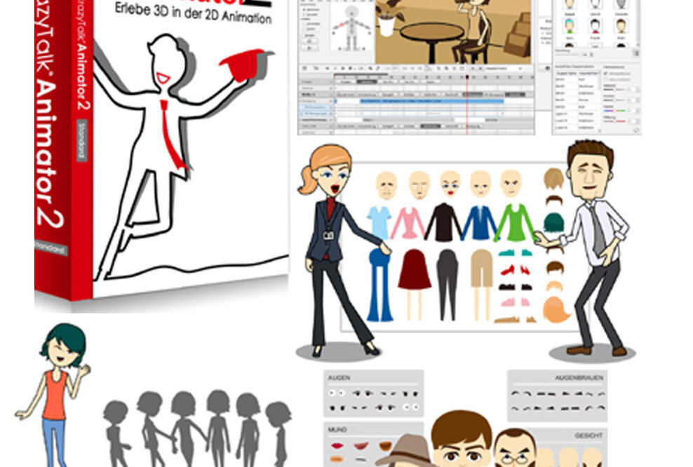 Neues CrazyTalk Animator 2 - erstmals 3D-Bewegungen in der 2D-Animation