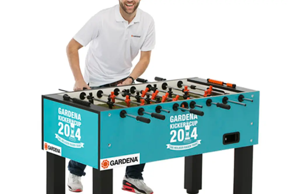 GARDENA Kicker Cup: Tischfußball auf echtem Rasen