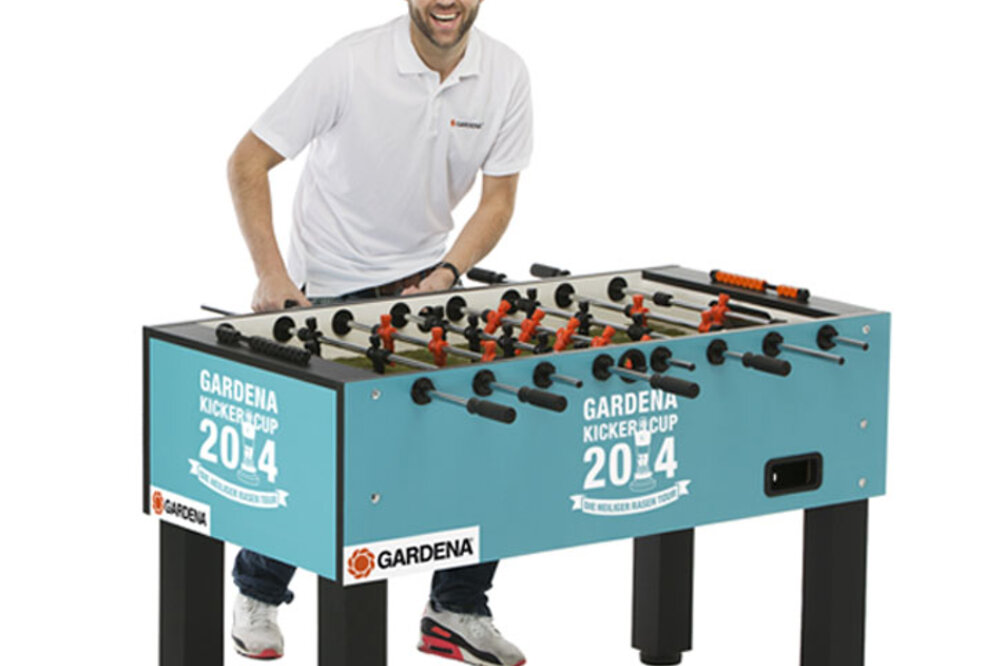 GARDENA Kicker Cup: Tischfußball auf echtem Rasen
